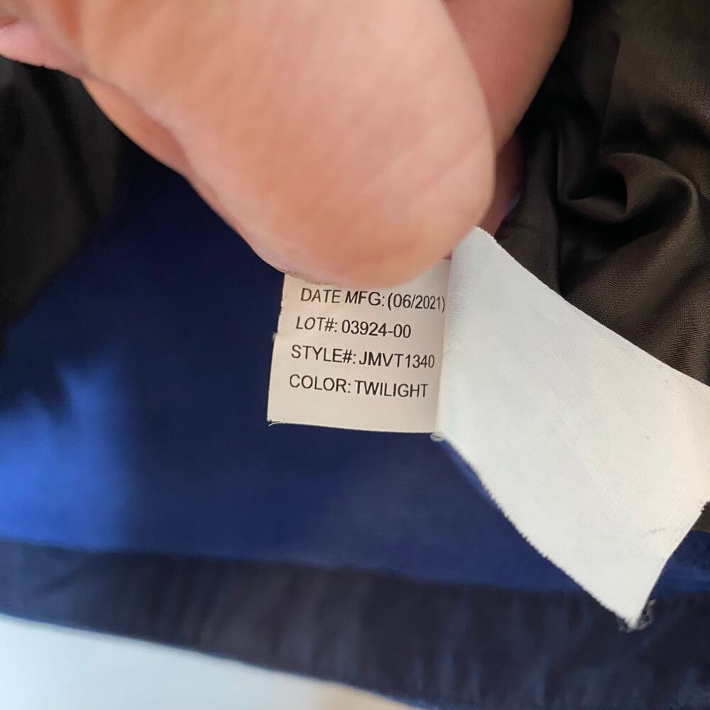 JOHNNIE-O Savard Full Zip Puffer Vest in Twilight Blue Size XL - Picture 8 of 11